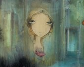 The View Through Shattered Glass - limited edition print on wood with resin