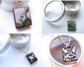 HOLIDAY PACKAGE DEAL 4 Complete Gift Sets, Each including a Pendant, Chain and Gift Tin