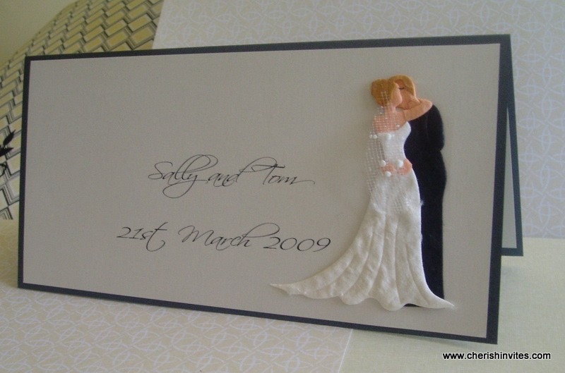 The Lover's Dance Wedding Invitation
