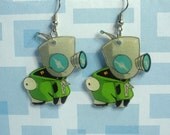 Gir Invader Zim Earrings