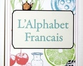 Pastel French Alphabet Cards- Full Set of 26 Now in larger 5x7 Size