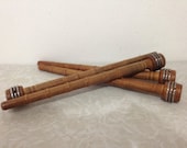 Vintage Textile Wooden Bobbin Spindle Spool