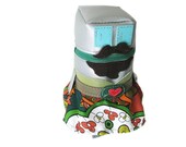 Bearded Lady Robot Pouch