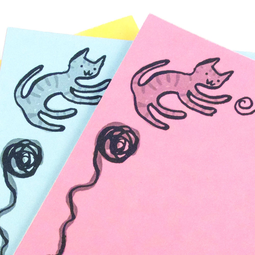 Yarn Kitty Notepad