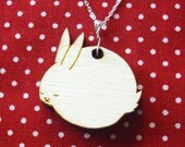 Sleeping Bunny Necklace