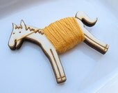 Flossy the Pony Embroidery Floss Bobbin