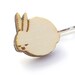 Sleeping Bunny Hairpins