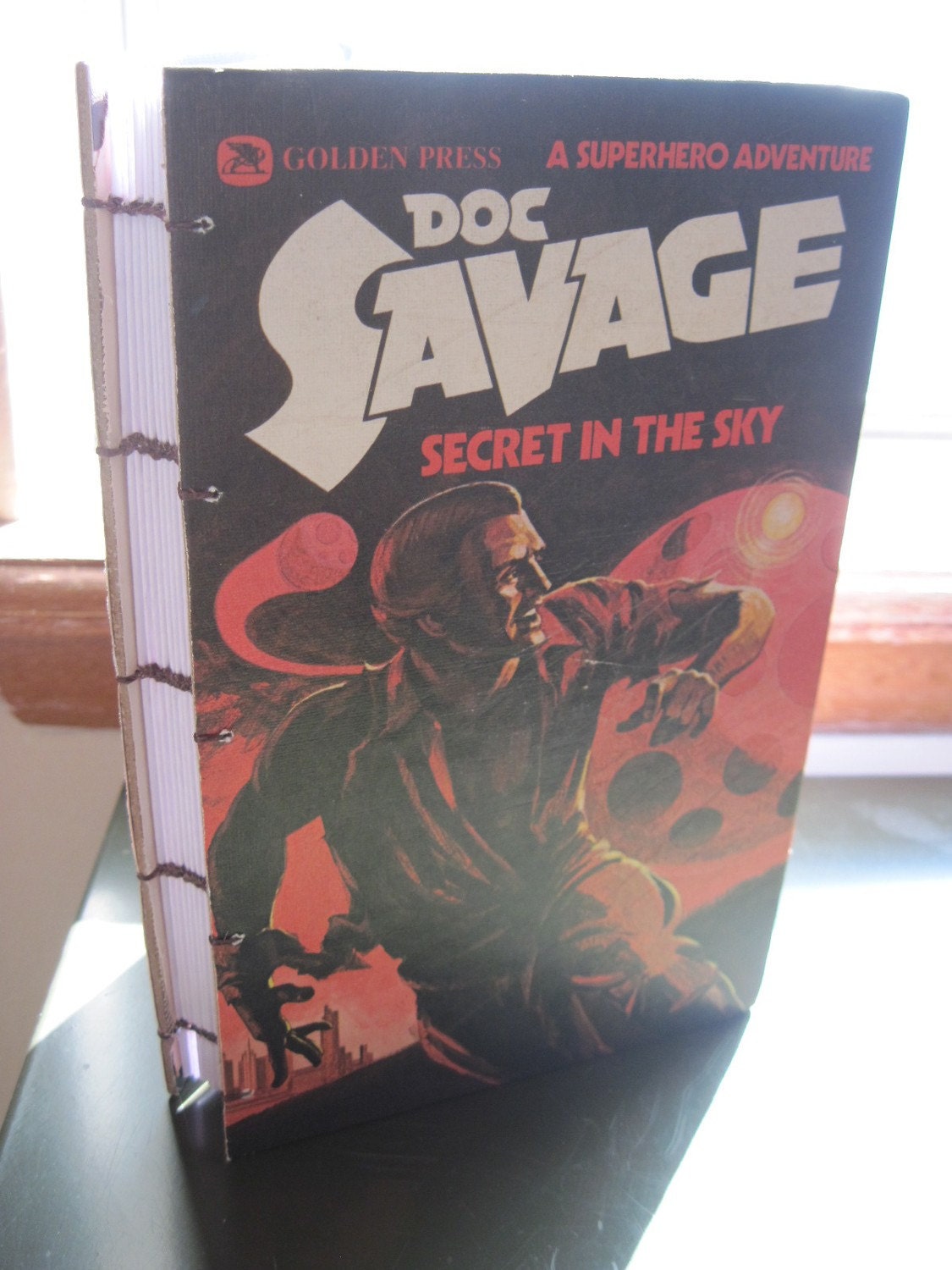 Recycled Book Journal - Doc Savage: Secret in the Sky