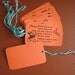 Recycled Gift Tags - Monopoly Chance cards