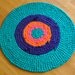Jewel Tones Crochet Rug