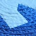 Monogram K Rag Rug