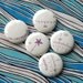 Recycled Nautical Chart Pins - Set of Five