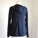 Womens Hoodie Cotton Long Sleeve Cardigan - Made to Order in your size and Color