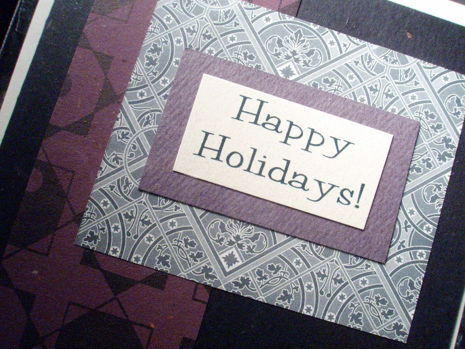 Happy Holidays - Blank Greeting Card