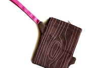 Wrist Pouch - Tree Trunk Wristlet (Pink)