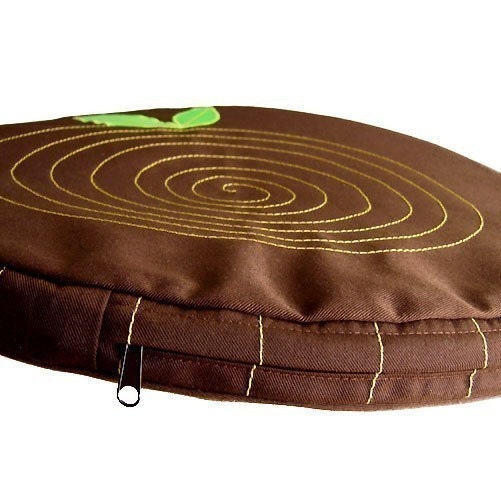 Stumpie Seat/Floor Cushion (Dark Brown)