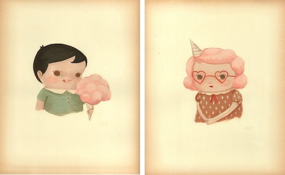 Cotton Candy Kids Print Set