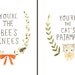 Postcard Set: Bee's Knees & Cat's Pajamas