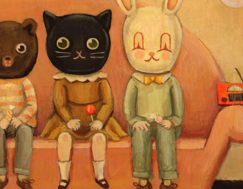 Costume Party Print 14x11