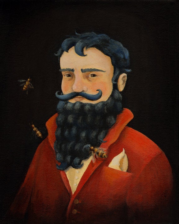 Headmaster Oddfellow Bluebeard Print / Oddfellow's 2012 Portraits - 8x10
