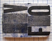 recycled pages pocket journal/sketchbook