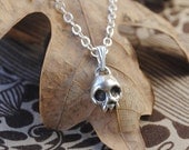 Sterling Silver Skull Necklace