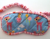 Pink Deer Sleep Mask