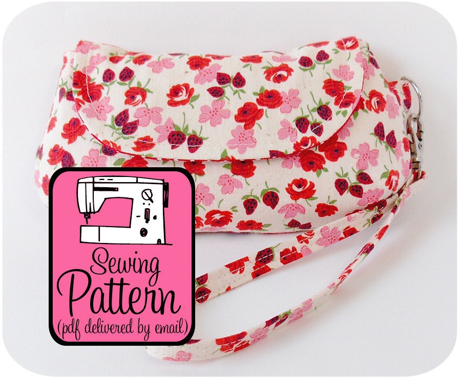 Sewing Pattern to Make a Curvy Clutch - PDF Pattern (Instant Download)