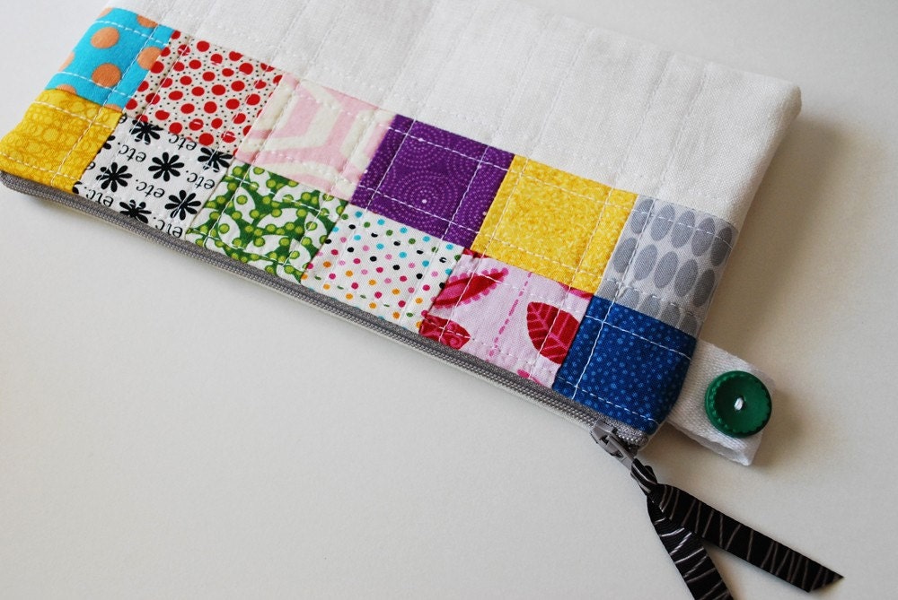 Long Patchwork Pouch - Simple Things