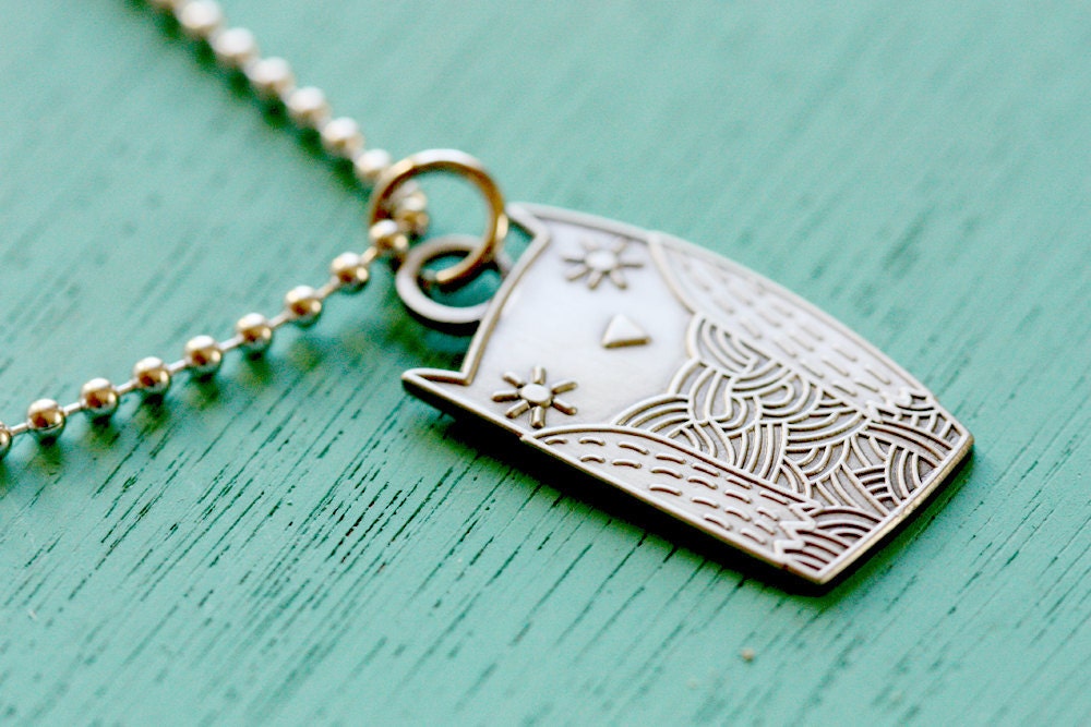 OWL NECKLACE - unique jewelry, cast metal - original silver owl necklace pendant charm by boygirlparty
