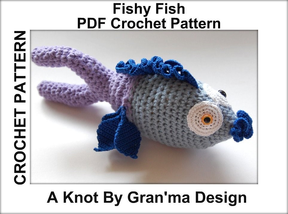 Fishy Fish Doll PDF Crochet Pattern