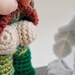 Commando Kate Crocheted Monster Sculpture OOAK Collectible Art