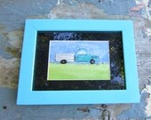 Original Painting, Watercolor and Ink - Grandpa's Old Green Truck