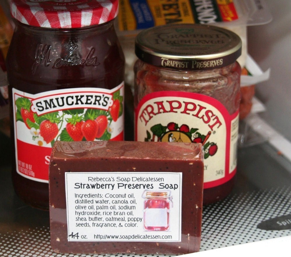 Strawberry Preserves Soap with Shea Butter