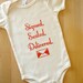 Baby onesie - Signed Sealed Delivered - orange (3-6mo)