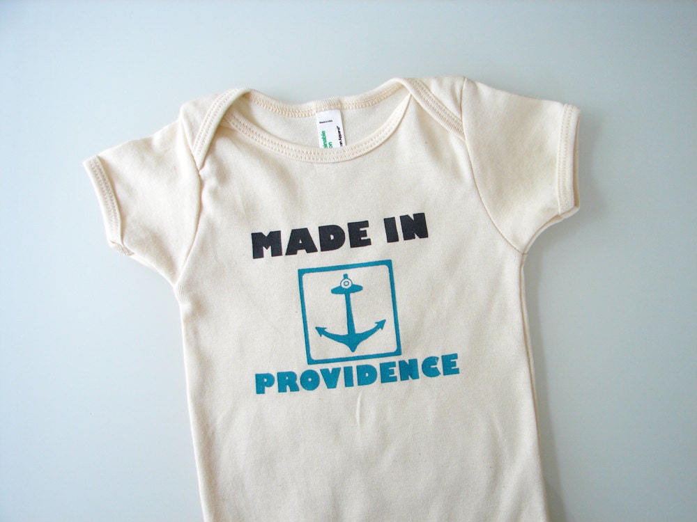 Made in...YOUR CITY onesie (pick your place and size)