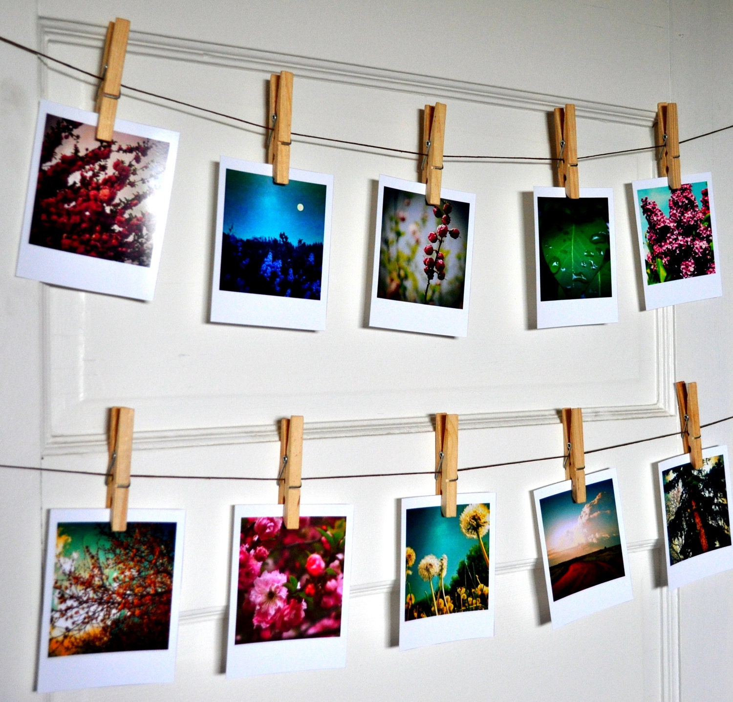 Saskatchewan Summer Polaroid Banner - A Set of 10 Polaroid Photos