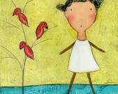 PRINT - Three Red Birds