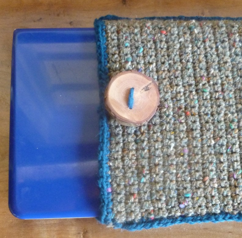 Crochet Netbook Sleeve Cover Wool