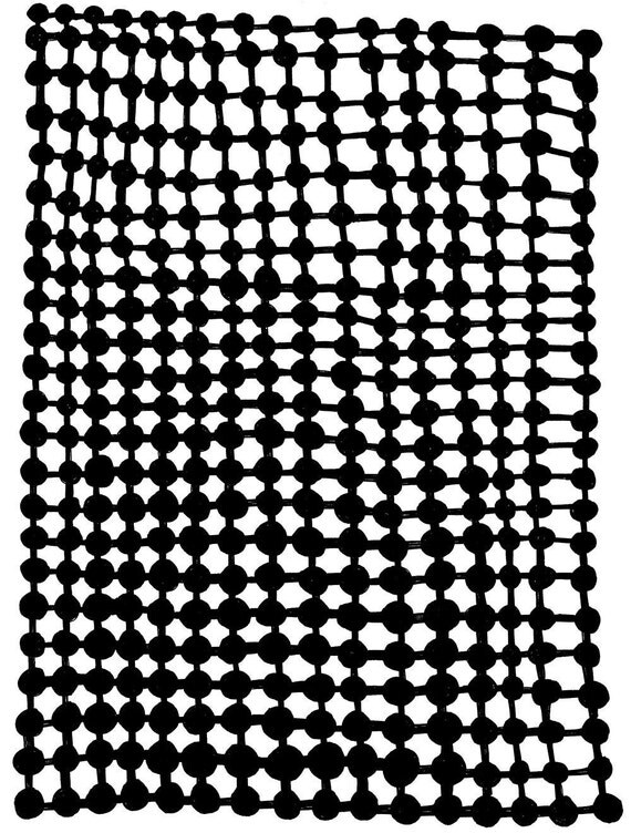 Abstract Art Print by Ashley G - Progress