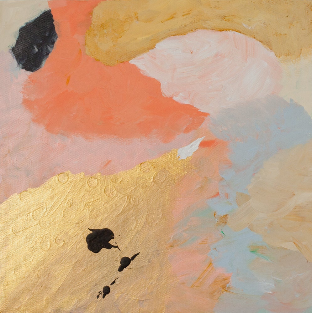 Wind Gust - abstract original painting by Ashley G