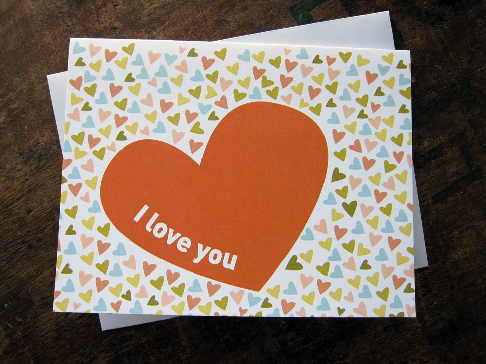 Big Heart I Love You - Valentine, Wedding, Anniversary Card