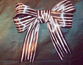 Hand Painted Nightmare Before Christmas Satin Bow Haunted Mansion