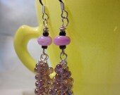 Pink with Pink Shaggys Earrings