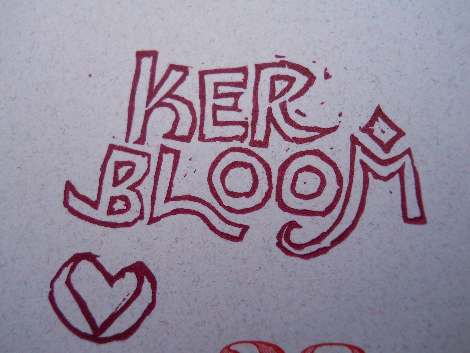 letterpress zine about zinester romance
