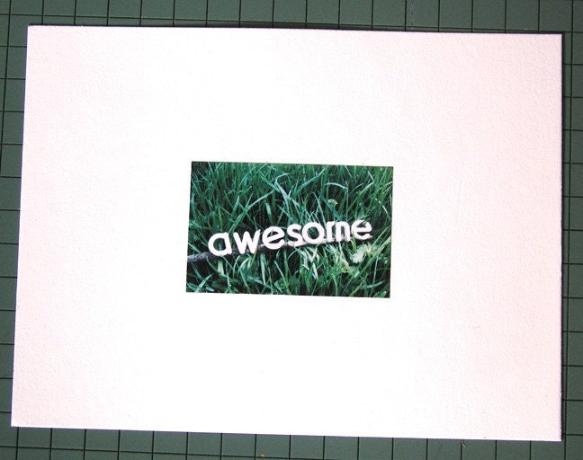 Polaroid Pogo Photography Print - Awesome Grass
