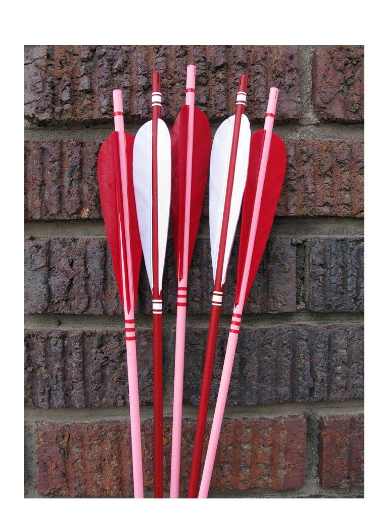 Arrow Red, Pink and White Love Set