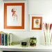 Mini Sunset Arrow Set in Sea Green, Red and Yellow Home Decor