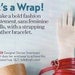 Leather Wrap Bracelet in Red leather with silver buckle as seen in Country Living Magazine