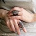 Saxon Statement Armor Ring Gothic Flourish Filigree Ring 1 ring only